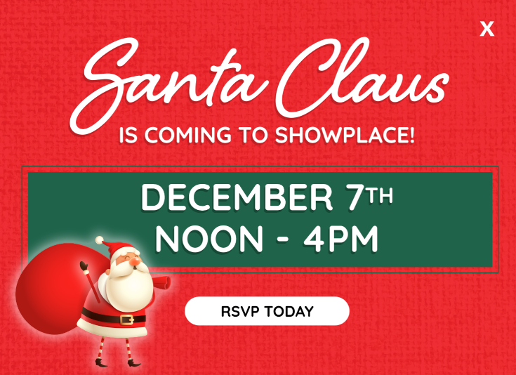 Santa Claus is coming to Showplace! December 7th Noon - 4pm