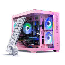 Skytech Gaming Aurora Gaming Desktop, i5-14400F, 16GB RAM/1TB SSD, RTX5060, Pink
